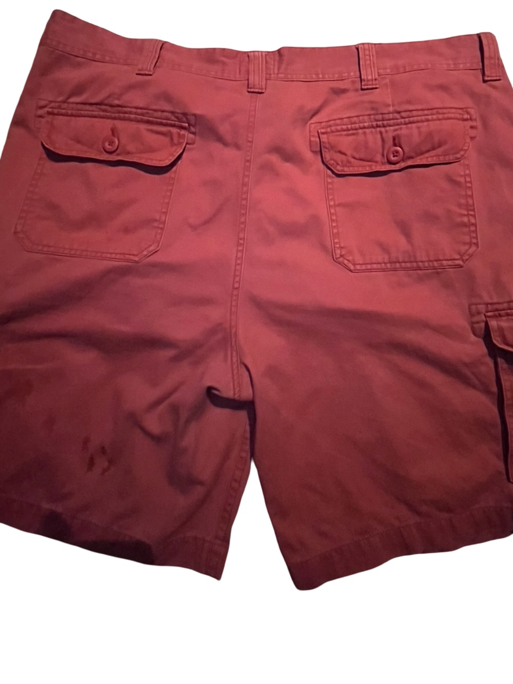 St. John Bay redish orange cargo shorts men's 44 preppy old money golf hiking